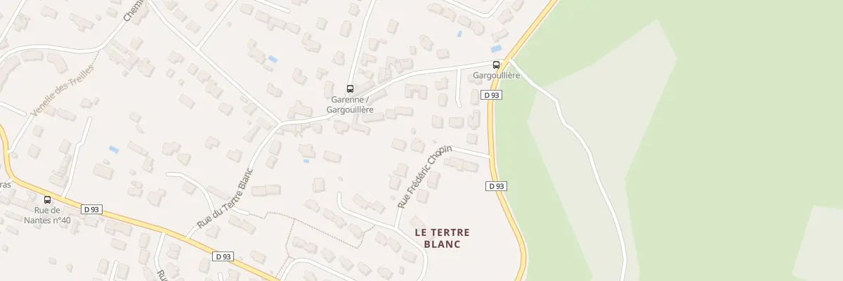 Plan du 7 Rue Frederic Chopin à Saint-Étienne-de-Montluc