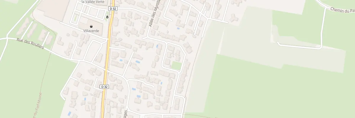 Plan du 20 All des Daphnés aux Sables-d’Olonne