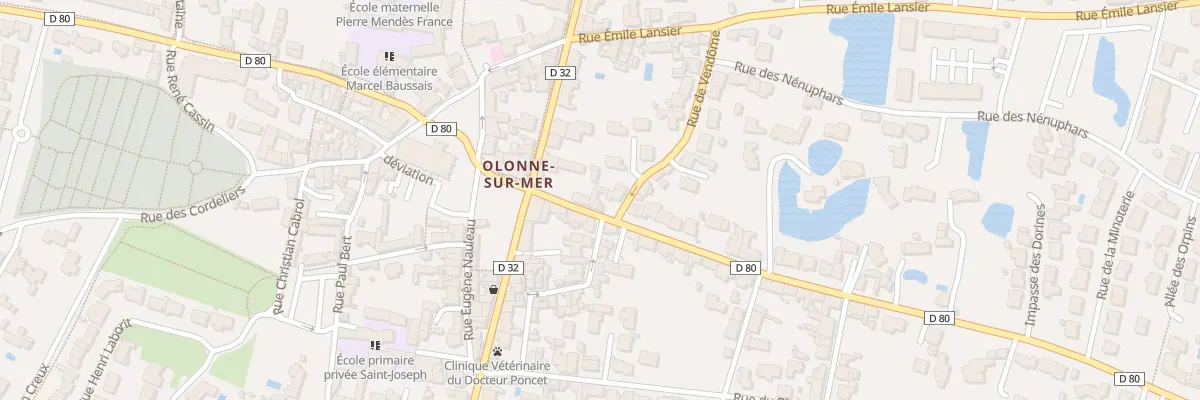 Plan du 3 Rue du Maréchal Joffre aux Sables-d’Olonne
