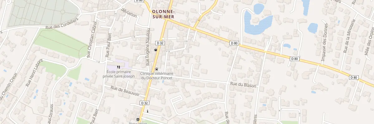 Plan du 3 Imp du Fer à Cheval aux Sables-d’Olonne