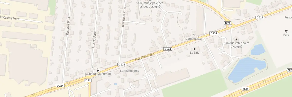 Plan du 60B Rue Nationale au Rheu