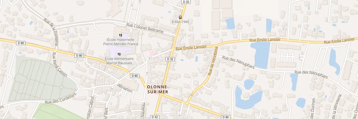 Plan du 10 Rue du Huit Mai 1945 - Olonne aux Sables-d’Olonne