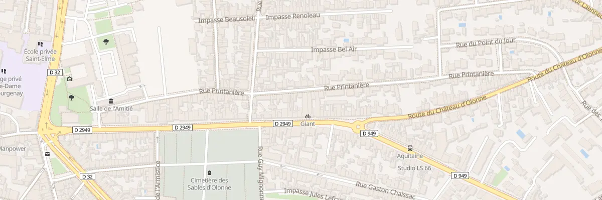 Plan du 71 Rue Printanière aux Sables-d’Olonne