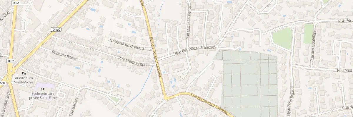 Plan du 6 Rue des Pièces Franches aux Sables-d’Olonne