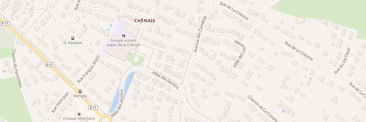 Plan du 1 Rue des Eglantiers à Saint-Étienne-de-Montluc