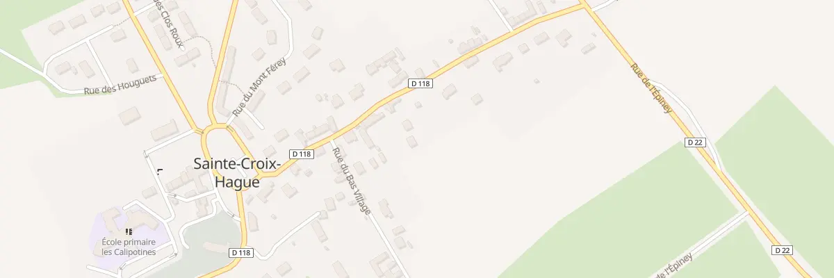 Plan du 26 Rue de l’Eglise de Ste Croix à La Hague