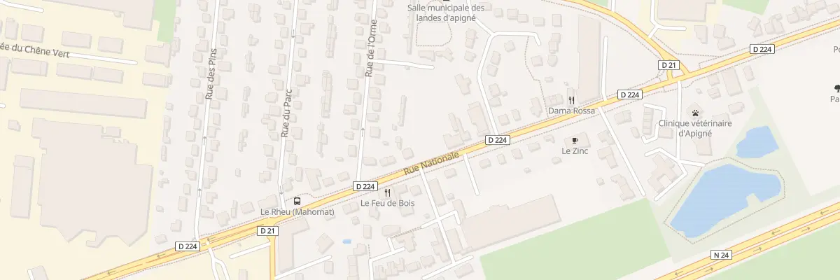 Plan du 62 Rue Nationale au Rheu