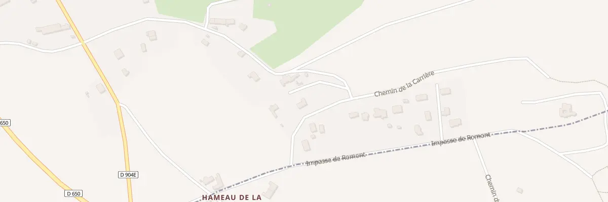 Plan du 3 Imp de la Carrière aux Moitiers-d’Allonne