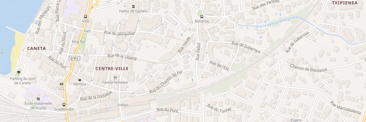 Plan du 24 Rue du Cdt Passicot à Hendaye