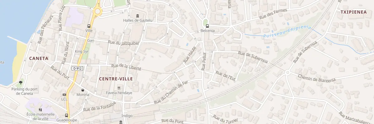 Plan du 11 Rue du Cdt Passicot à Hendaye