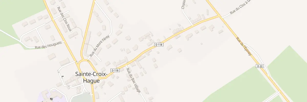 Plan du 32 Rue de l’Eglise de Ste Croix à La Hague