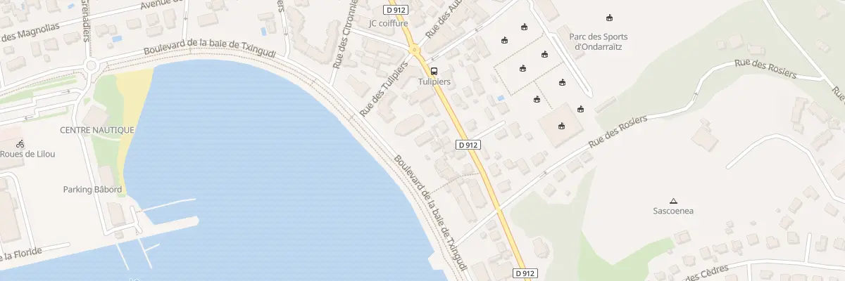 Plan du 48 Bd de la baie de Txingudi à Hendaye
