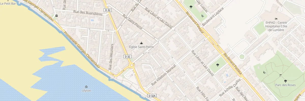 Plan du 16 Rue des Deux Phares aux Sables-d’Olonne