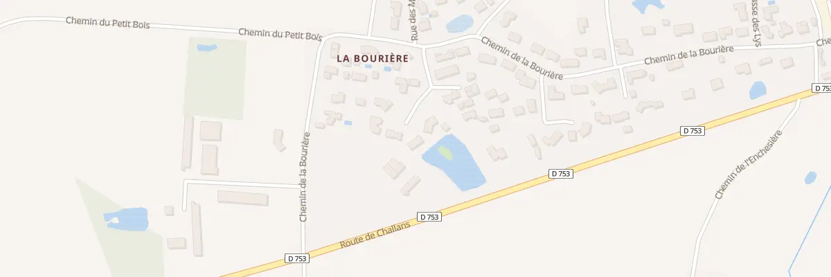 Plan du 3 Imp des Nénuphars à Froidfond
