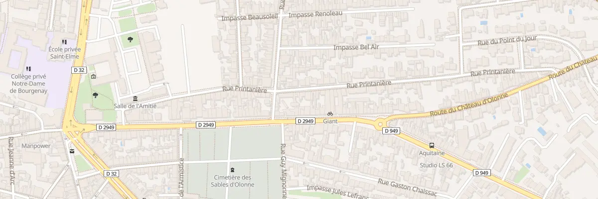 Plan du 79B Rue Printanière aux Sables-d’Olonne