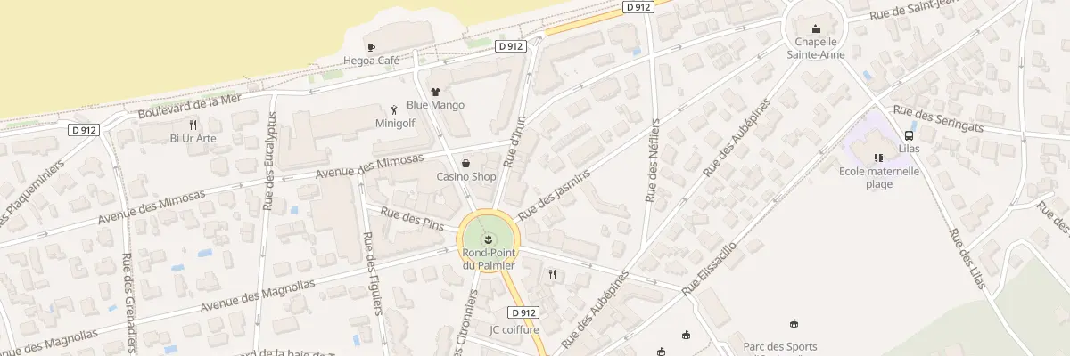 Plan du 1 Rue des jasmins à Hendaye
