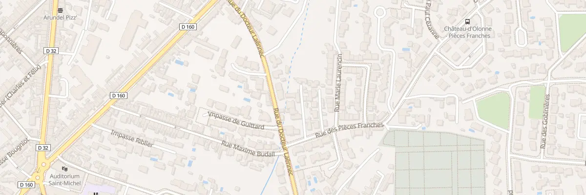 Plan du 146 Rue du Dr Laennec - Chateau aux Sables-d’Olonne