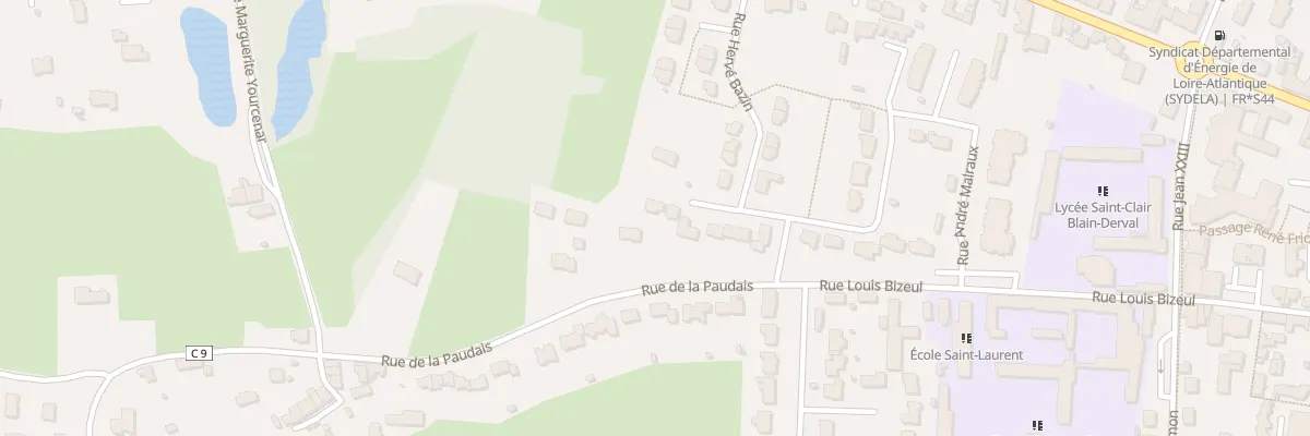 Plan du 3 Rue de la Paudais à Blain