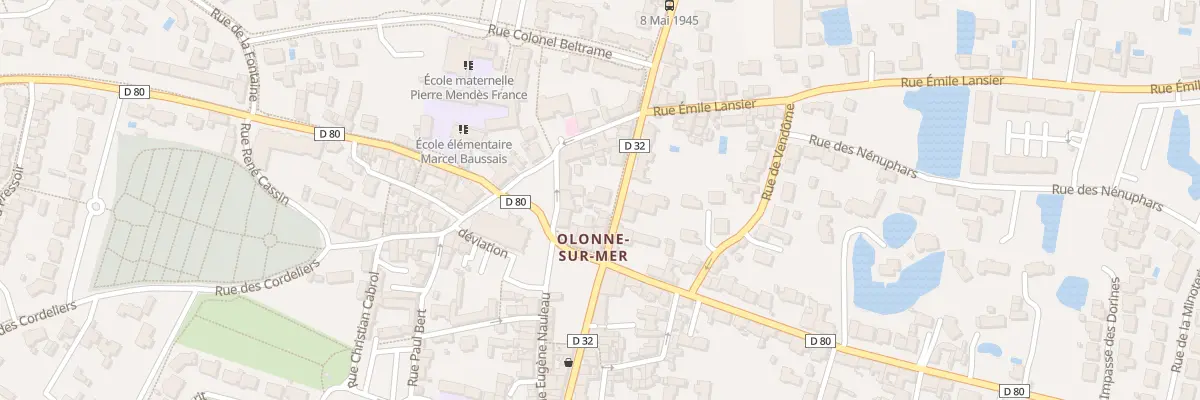 Plan du 7 Rue du Huit Mai 1945 - Olonne aux Sables-d’Olonne