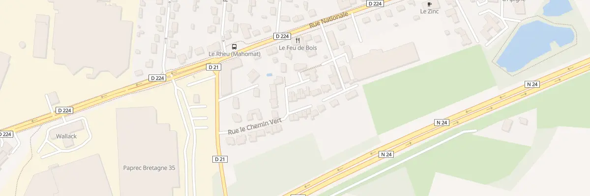 Plan du 16 Rue le Chemin Vert au Rheu