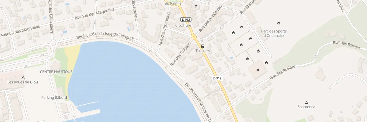 Plan du 6 Rue des tulipiers à Hendaye
