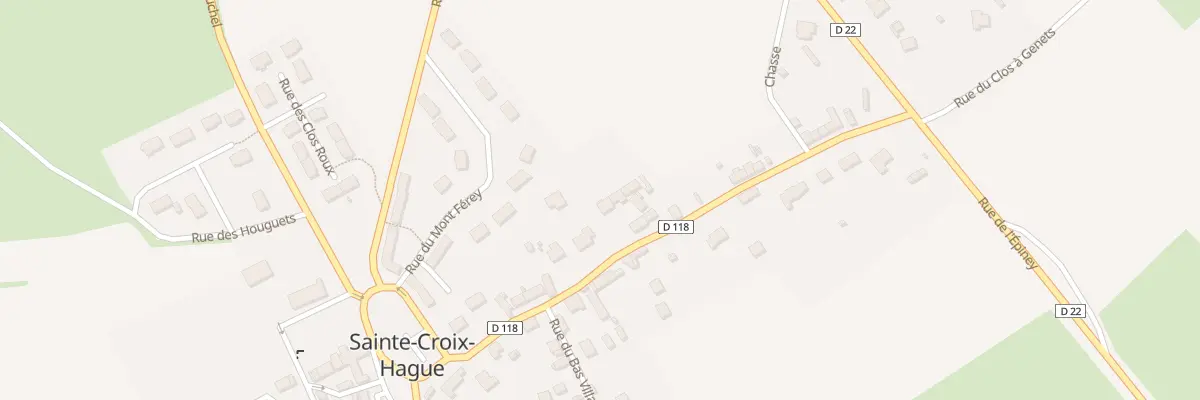 Plan du 33 Rue de l’Eglise de Ste Croix à La Hague