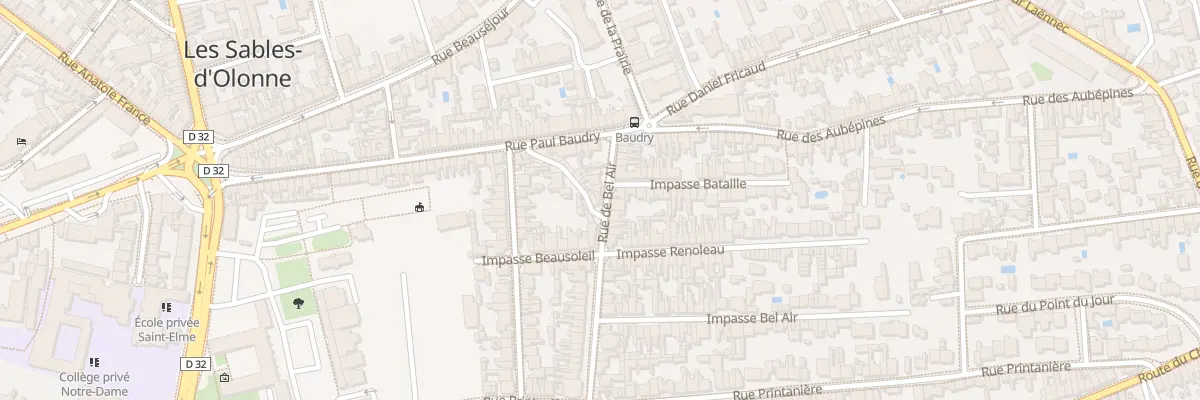 Plan du 48 Rue de Bel-Air aux Sables-d’Olonne