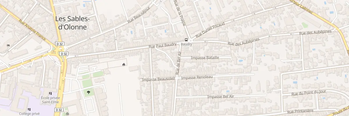 Plan du 52 Rue de Bel-Air aux Sables-d’Olonne