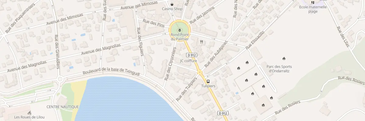 Plan du 2 Rue des acacias à Hendaye