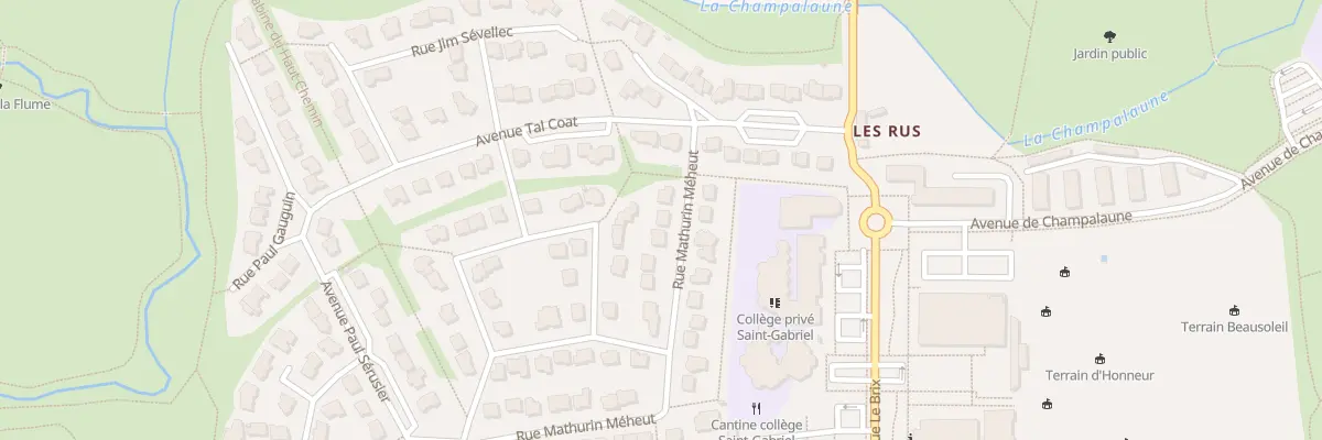 Plan du 23 Rue Mathurin Méheut à Pacé