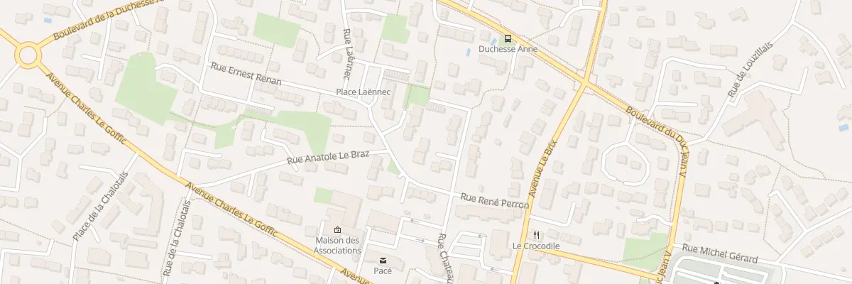 Plan du 11 Rue Chateaubriand à Pacé