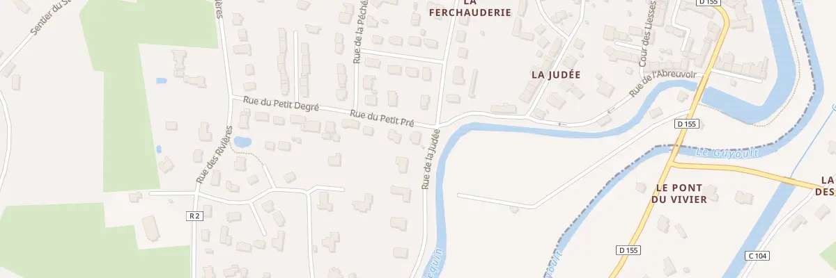 Plan du 17 Rue de la Judée au Vivier-sur-Mer