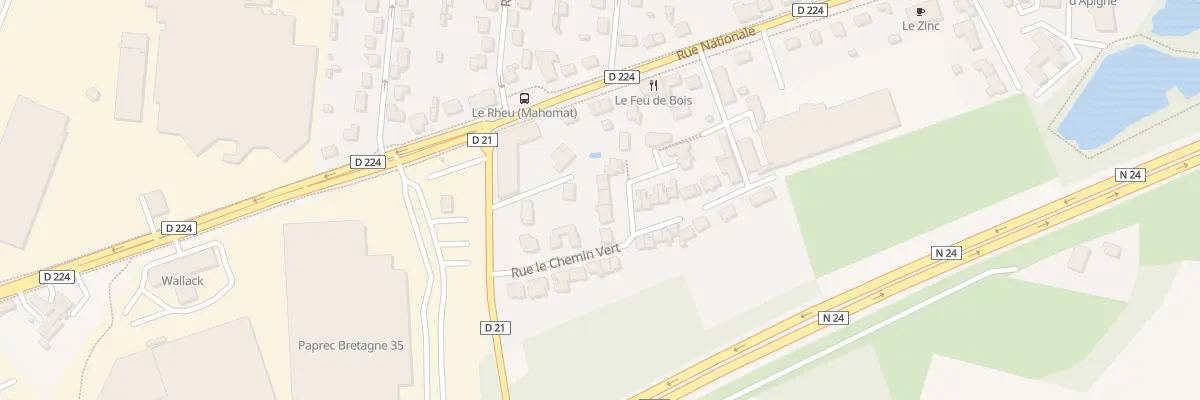 Plan du 9 Rue le Chemin Vert au Rheu