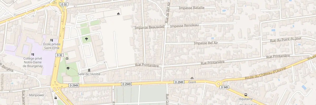 Plan du 18 Rue de Bel-Air aux Sables-d’Olonne