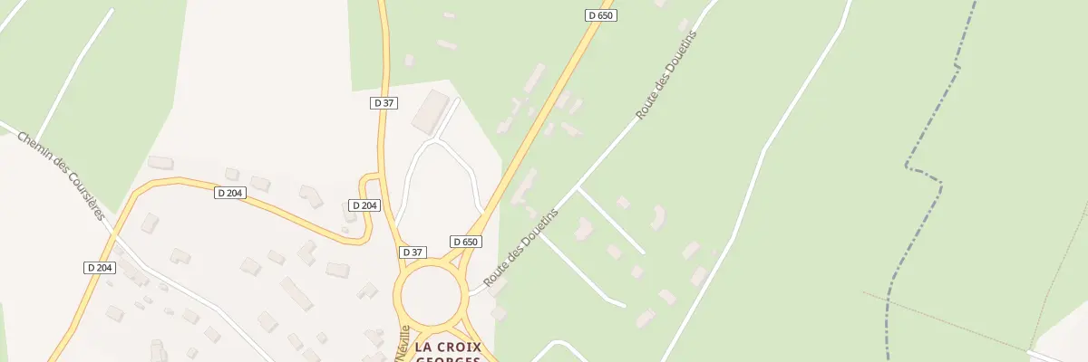 Plan du 40 La Croix Georges à Benoîtville