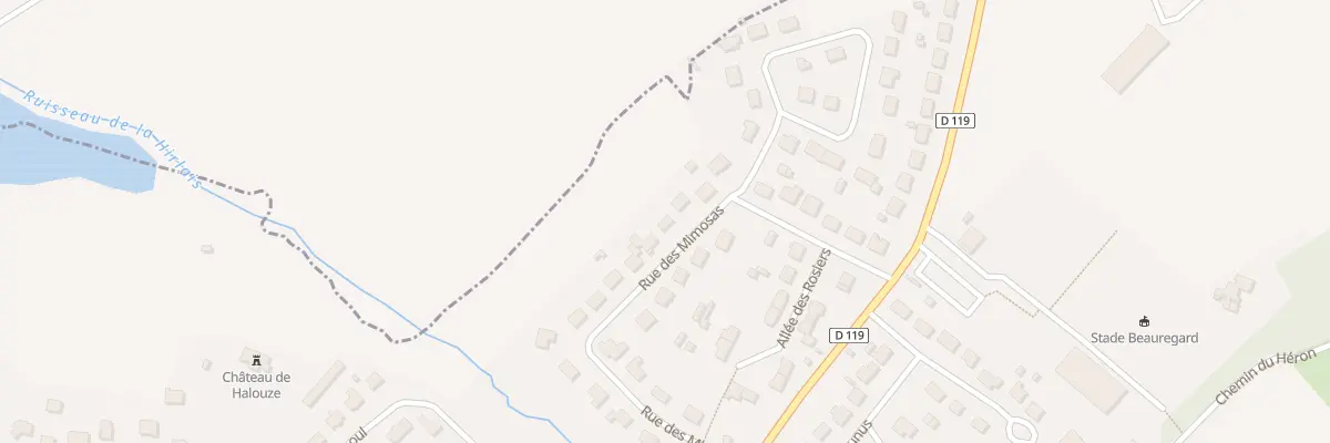 Plan du 25 Rue des Mimosas à Baguer-Morvan