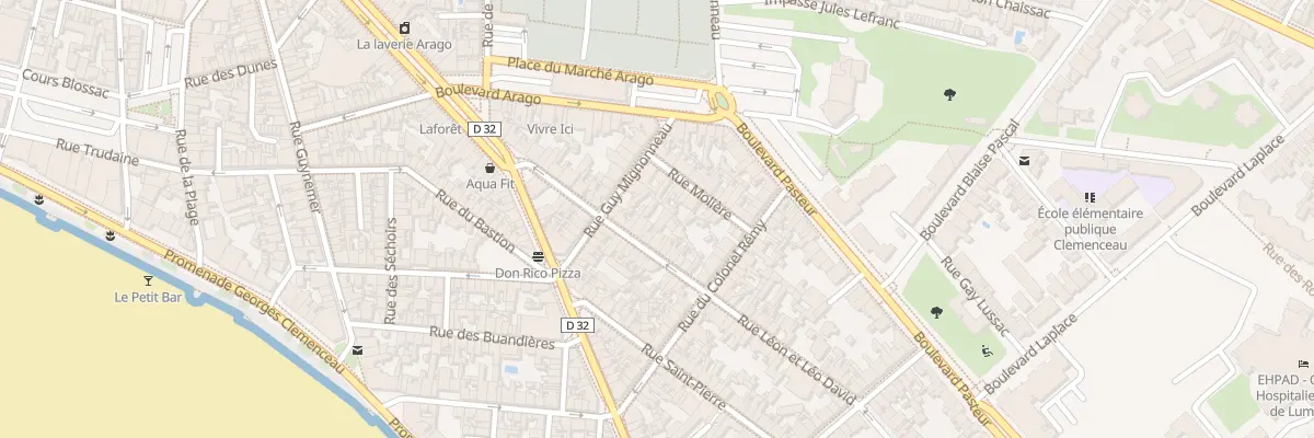 Plan du 112 Rue Léon et Léo David aux Sables-d’Olonne