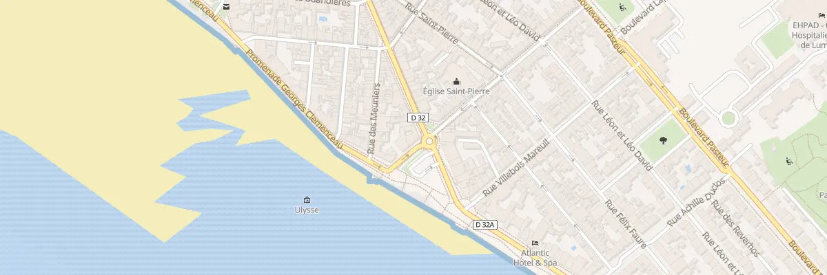 Plan du 1 Bd de Castelnau aux Sables-d’Olonne