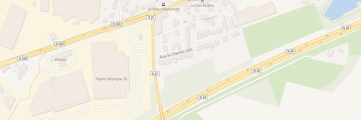 Plan du 6 Rue le Chemin Vert au Rheu