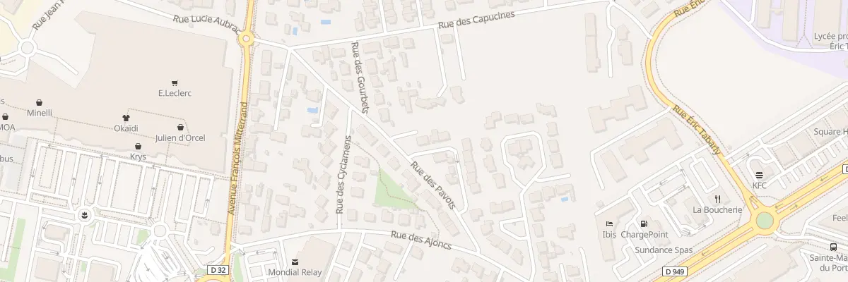Plan du 3 Rue des Campanules aux Sables-d’Olonne