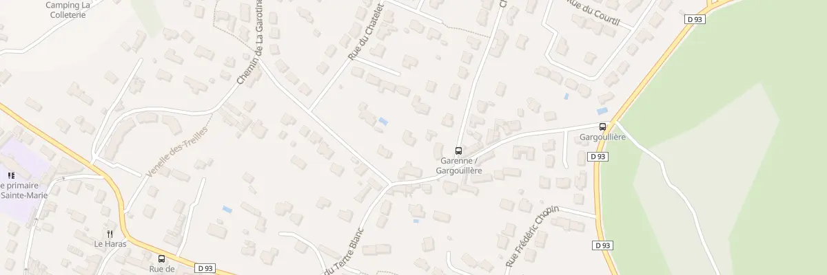 Plan du 6893 Rue de la Gargouillère à Saint-Étienne-de-Montluc
