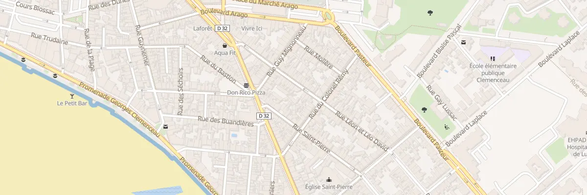 Plan du 77T Rue Léon et Léo David aux Sables-d’Olonne
