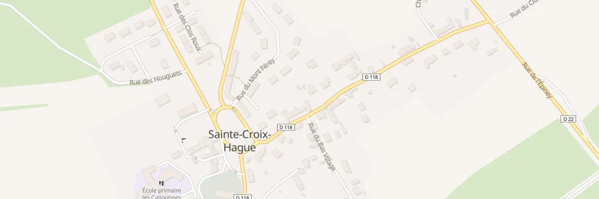 Plan du 23 Rue de l’Eglise de Ste Croix à La Hague