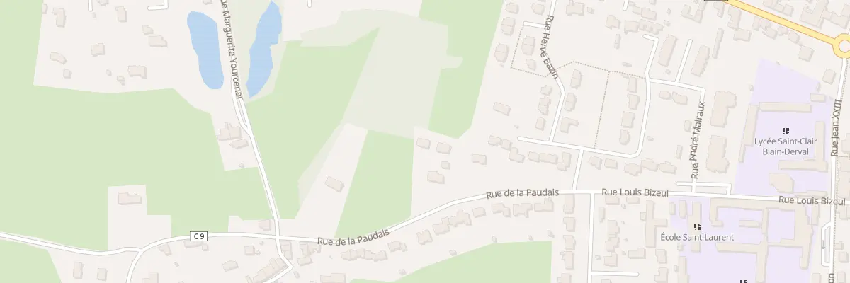 Plan du 19 Rue de la Paudais à Blain
