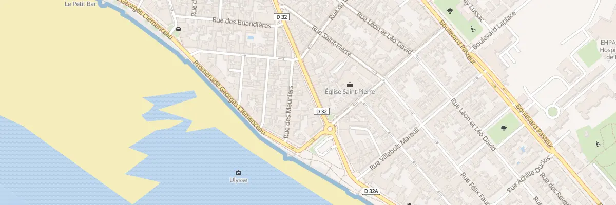 Plan du 7 Bd de Castelnau aux Sables-d’Olonne