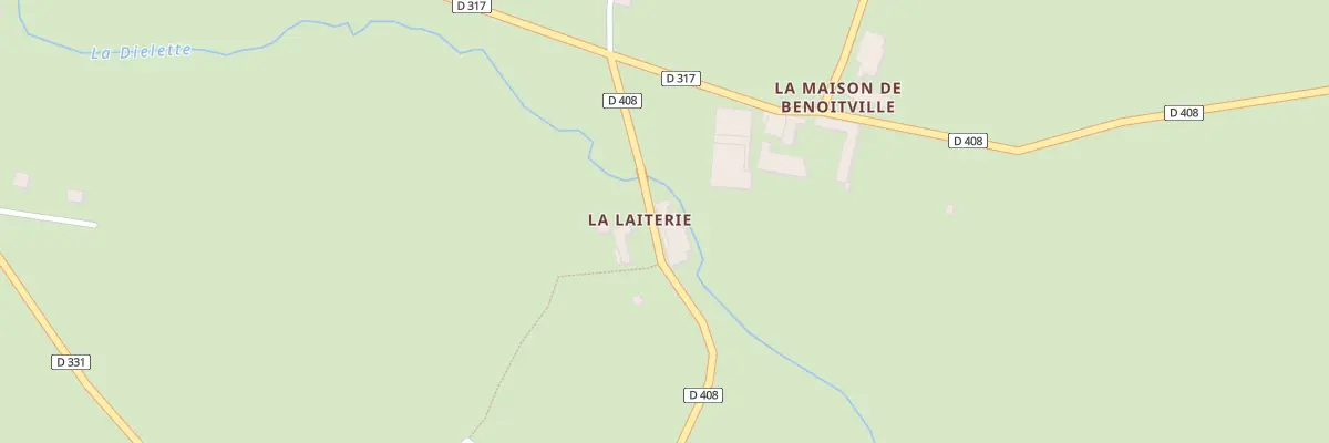 Plan du 5 Rte de la Laiterie à Benoîtville