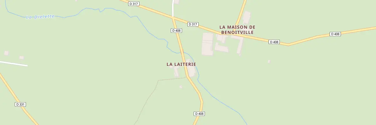 Plan du 3 Rte de la Laiterie à Benoîtville