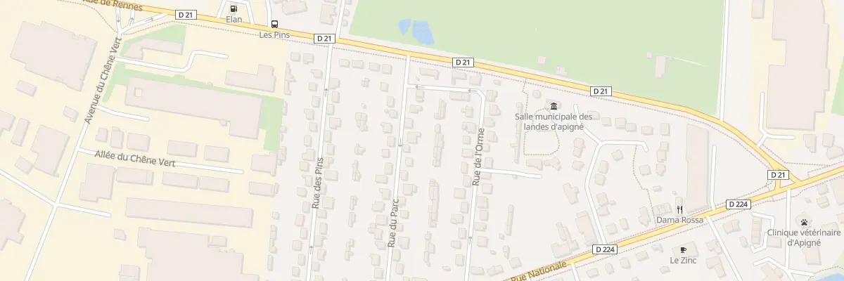 Plan du 24 Rue du Parc au Rheu