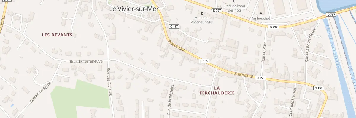 Plan du 7B Rue de Dol au Vivier-sur-Mer