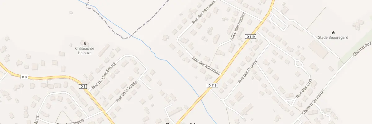 Plan du 7 Rue des Mimosas à Baguer-Morvan
